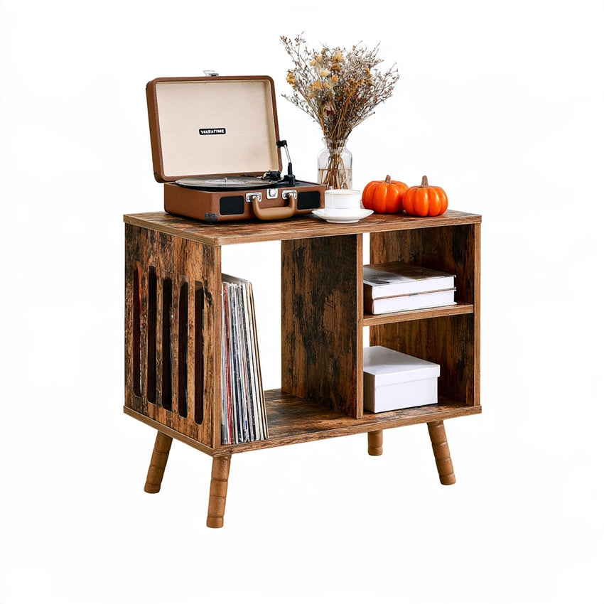 Mobile TV con ripiani in legno ingegnerizzato, colore marrone